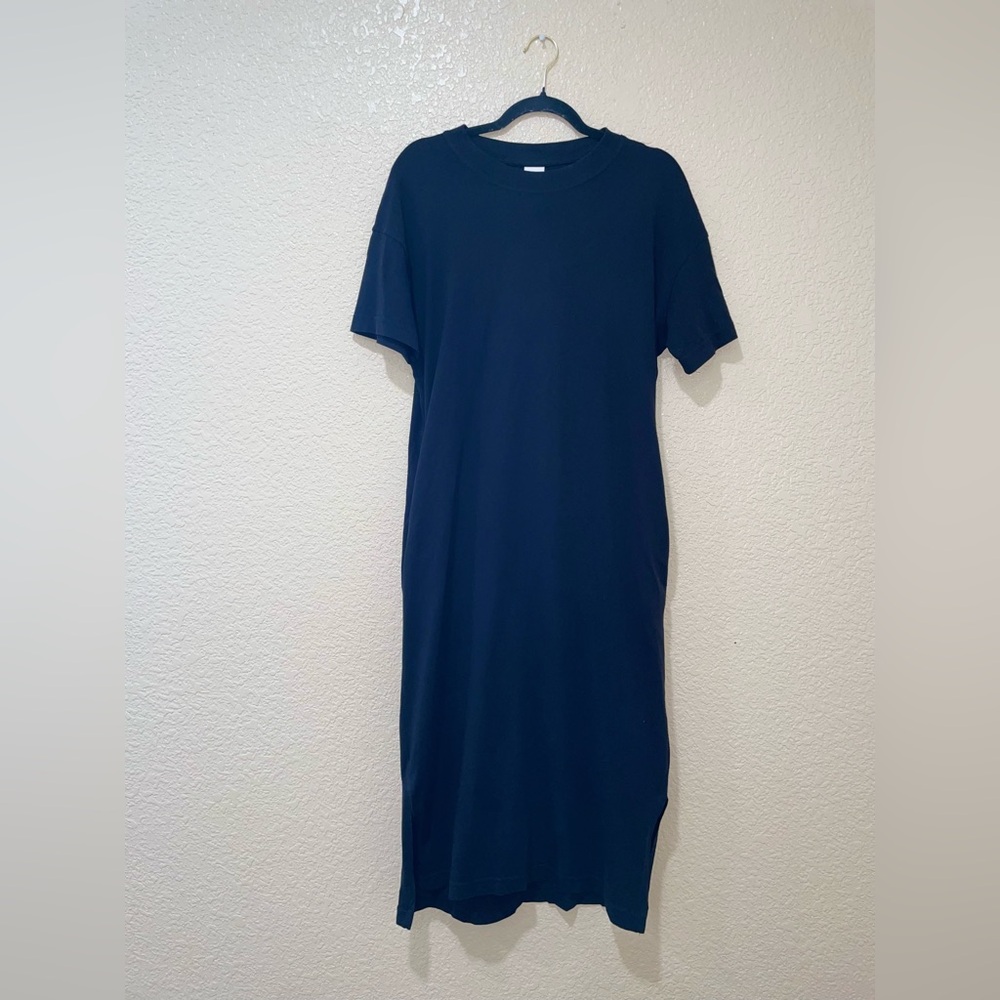 Black T-Shirt Midi Dress